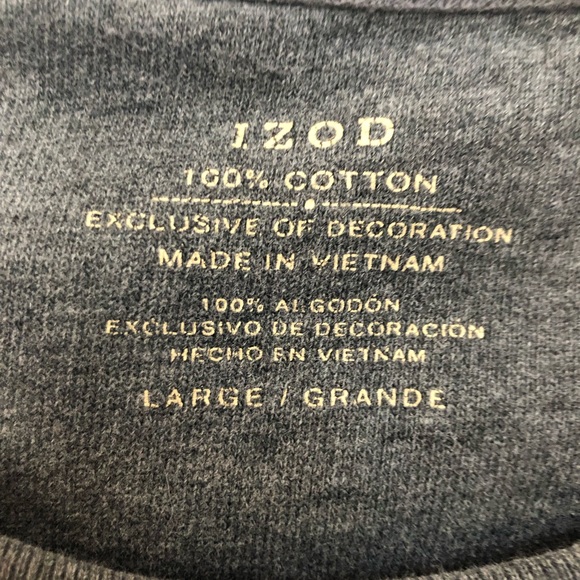 IZOD Men’s Lightweight Sweatshirt Size Large - Picture 3 of 7